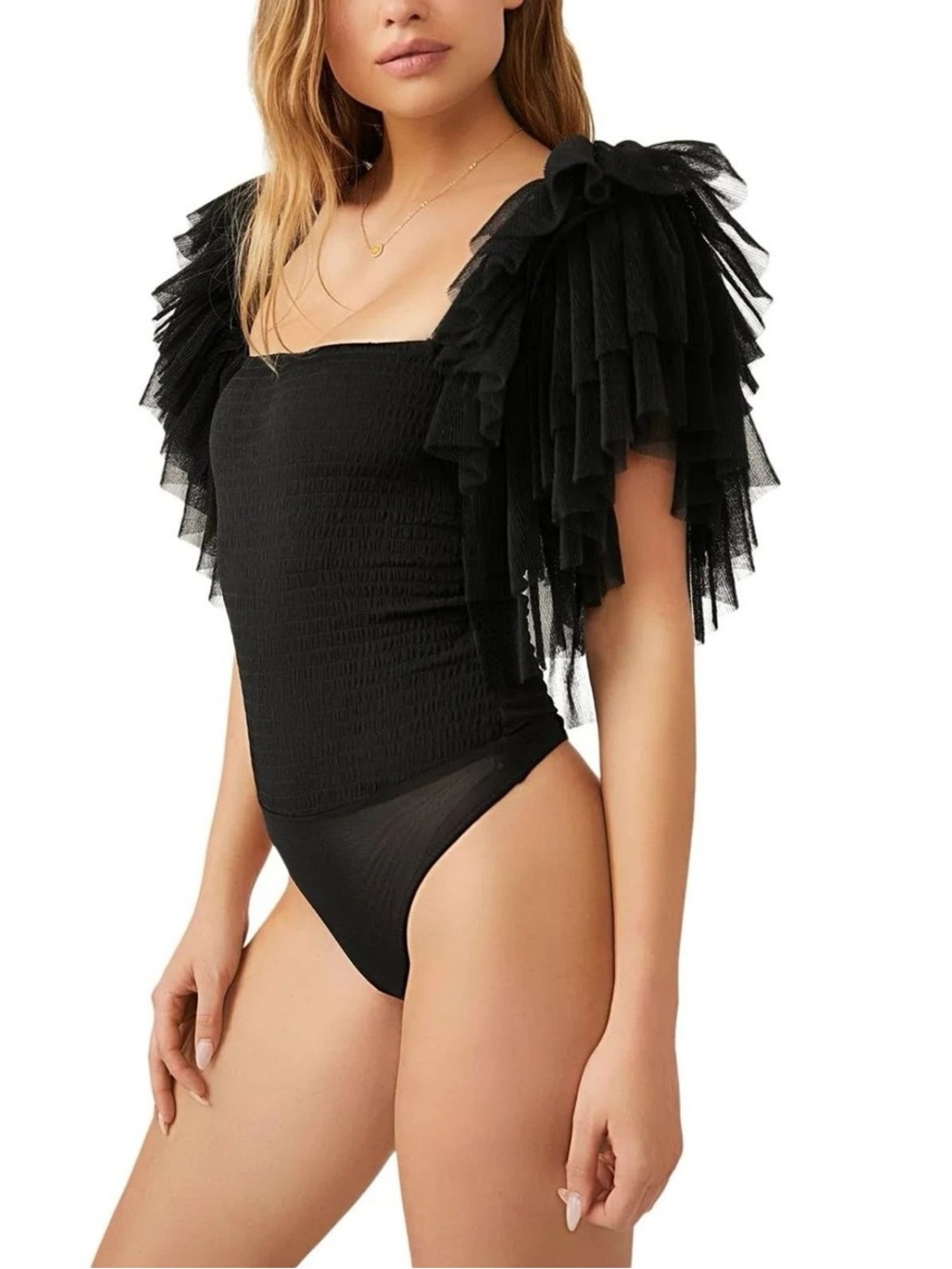 NWT⚫️Free People Intimately "Kill the Lights" black bodysuit⚫️
